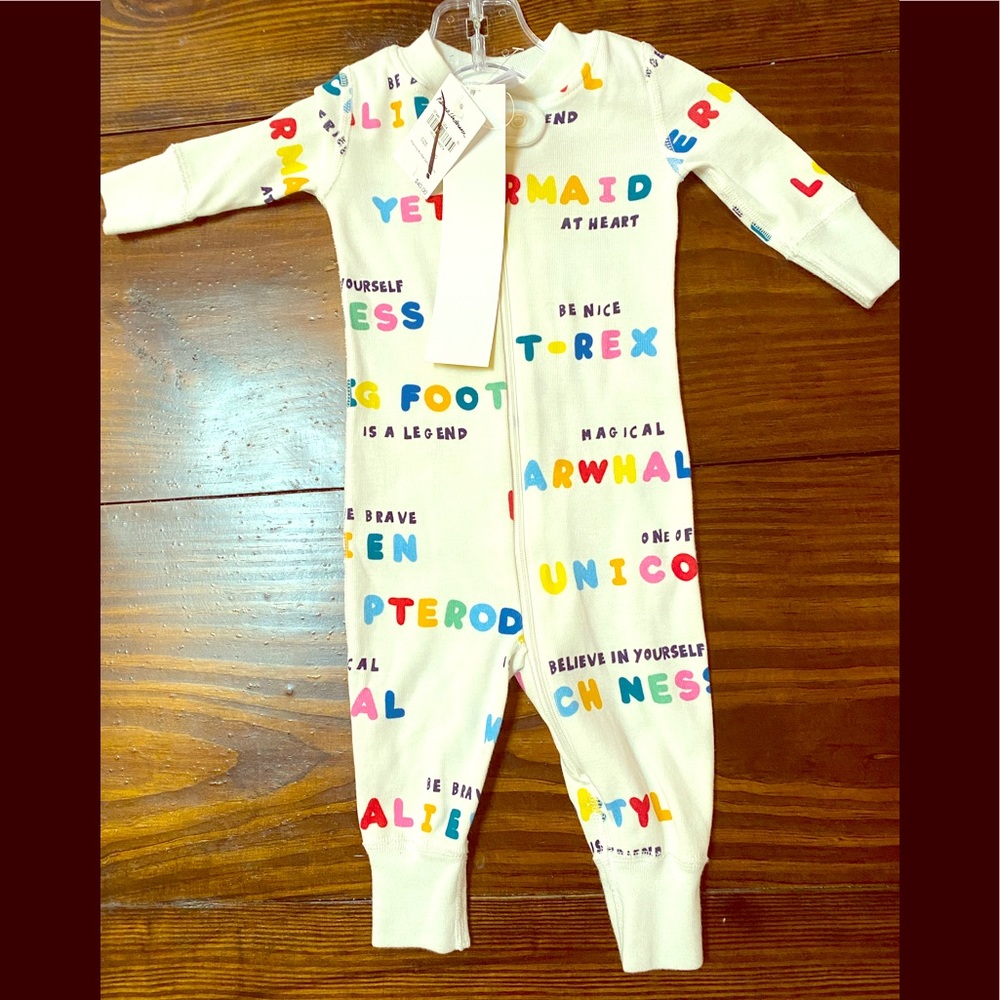 Hanna Andersson Make Believe zip up sleeper pajama